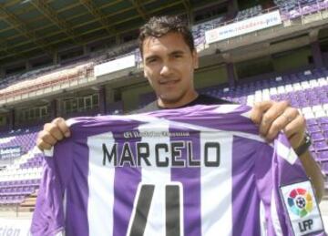 Presentación de Marcelo como nuevo jugador del Valladolid.