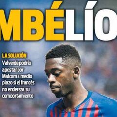Portadas de Barcelona: hay caso Dembélé