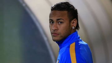 Barcelona&#039;s Brazilian forward Neymar 