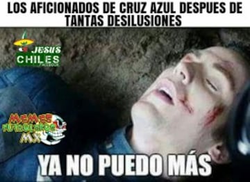 Los Memes acaban con Cruz Azul tras derrota contra América