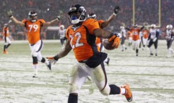  C.J. Anderson ha vuelto, el corredor de Broncos que dominó la liga en los últimos partidos de la temporada regular parece haber encontrado de nuevo su sitio en el ataque de Gary Kubiak.