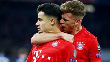 Coutinho celebra su gol al Tottenham.