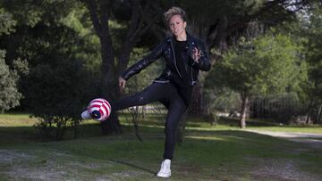 Amanda Sampedro llegó al Atlético con 9 años, con 15 debutó en Primera y es la capitana. Tras ganar la Copa en 2016 y la Liga Iberdrola en 2017 y 2018 avisa que no tienen techo.