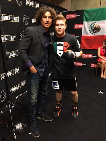 Canelo con el 'Memo' Ochoa.