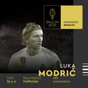 Luka Modric, jugador del Real Madrid.