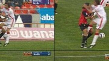 <b>SANCIÓN.</B> El Comité de Competición podría imponer a Javi Navarro una sanción de uno a doce partidos.