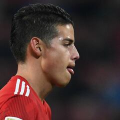 James y una temporada en la que no tuvo peso en Bayern Múnich