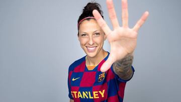 Jenni Hermoso, jugadora del Barça y de la Selección.