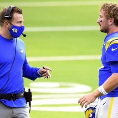 Sean McVay no se compromete a nombrar el QB titular de los Rams para los playoffs