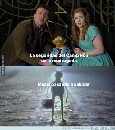 Los mejores memes de la visita sorpresa de Messi al Camp Nou