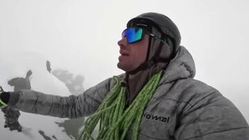 Kilian Jornet durante una de las ascensiones de los siete picos más conocidos del Romsdal (Noruega).