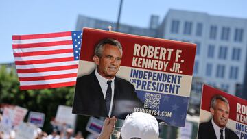 Este 27 de junio se celebra el primer debate presidencial con Biden y Trump. Aqu¨ª la raz¨®n por la que Robert F. Kennedy Jr. no participar¨¢.