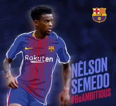 Semedo is a Barcelona player
