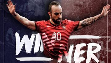 El crack portugu&eacute;s Ricardinho celebr&oacute; en las redes sociales el premio al mejor jugador de f&uacute;tbol sala del mundo en los Umbro Futsal Awards. 