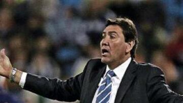 <b>CONFIADO. </b>Zambrano cree que hay otros equipos que merecen el descenso antes que el suyo.