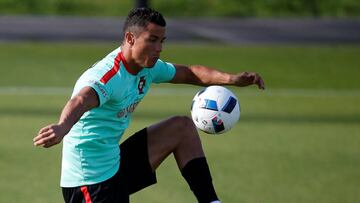 Cristiano estará hoy en el último test contra Estonia.