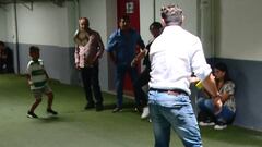 Lucas, hijo de Cristián Canío, la 'cábala' de Salas con Temuco