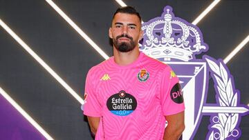 Guilherme, portero del Real Valladolid.