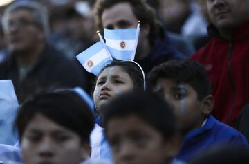 ¿Argentina, eliminada? Rostros de Messi, Maradona y la afición