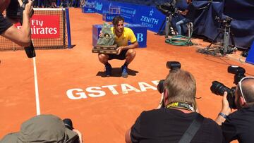 Feliciano logra en Gstaad su primer título en tierra batida