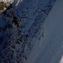 Primeras imágenes de Jim Morrison esquiando por la cara norte del Everest