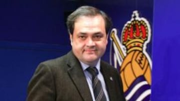 <b>ILUSIONADO. </b>Aperribay confía en la Real del presente y del futuro.