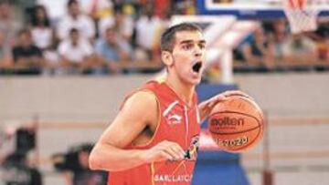 <b>CALDERÓN</b> Con la selección española en Vistalegre.