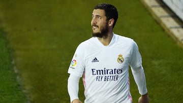 Hazard, durante el Alav&eacute;s-Real Madrid. 