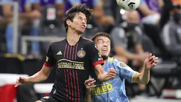 Jürgen Damm salió lesionado y solo jugó 26 minutos con Atlanta United