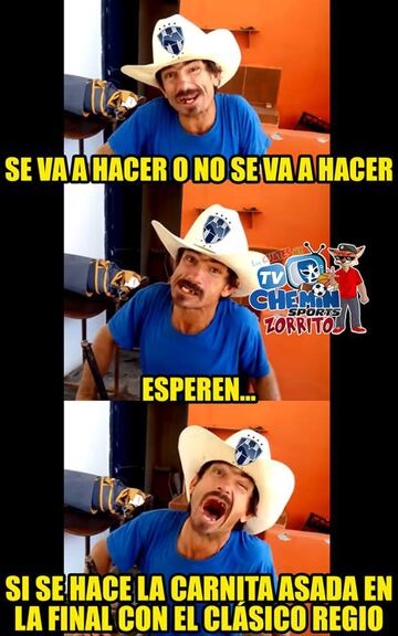 Ganó Rayados y los memes ya preparan la carne asada de la final regia