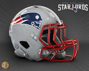 Cascos de NFL con la inspiración de Marvel y Stan Lee