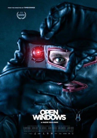 Poster de Open Windows, con Elijah Wood y Sasha Grey