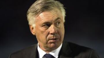 Carlo Ancelotti, en Balaídos.