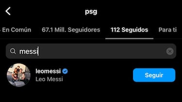 Lionel Messi se olvida del PSG