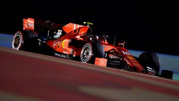 Charles Leclerc, Ferrari SF90 (Bahr&eacute;in, F1 2019). 