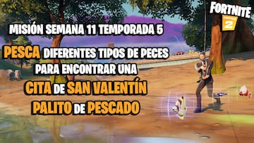 ¿Cómo pescar diferentes tipos de peces para una cita de San Valentín en Fortnite?