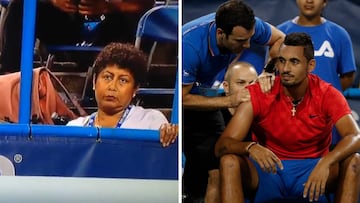 Kyrgios no le hace caso ni a su madre... "¡No quiero jugar!"