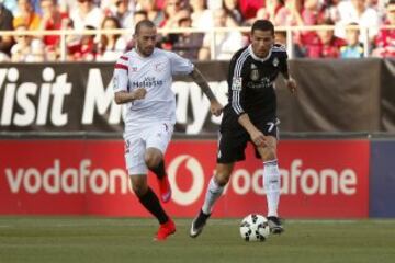 Cristiano Ronaldo y Alex Vidal.