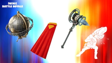 fortnite superman nueva skin david corenswet dc comics objetos cosmeticos