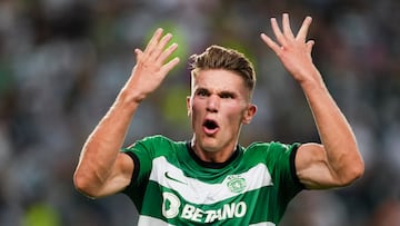 Fichaje que se ve con buenos ojos. Lo malo, su elevado valor. Cuando llega al Sporting de Portugal la pasada campaña, procedente del Coventry City inglés, su valor era de 21 millones de euros. Esta temporada, 55 millones por sus buenas actuaciones en el club portugués. Su cláusula de 100 millones de euros complica todavía más si cabe su fichaje. Aun así, Andrea Berta trata de conseguir rebajar el precio hasta los 50 millones para que el fichaje sea más accesible. Cabe destacar que el jugador no vería mal su salida en busca de nuevos retos.