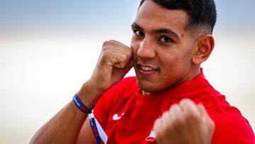 Ayoun Ghadfa, subcampeón olímpico de boxeo.