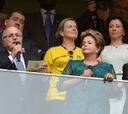 Sonoros abucheos a Blatter y Rousseff en el acto inaugural