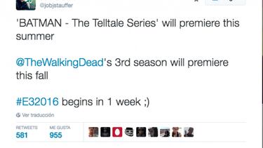 Anunciado el título para el Batman de Telltate