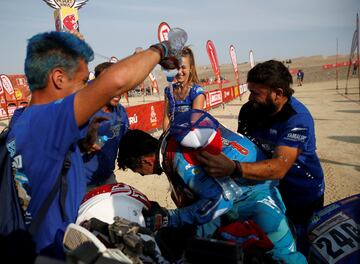 Nicolás Cavigliasso de Argentina, campeón del Dakar 2019 en quads.quads.