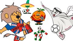 Todas las mascotas del Mundial año a año: Juanito, Naranjito, Striker...