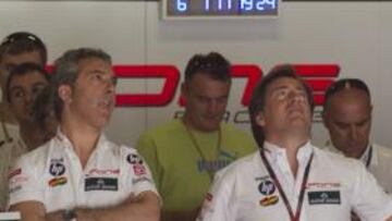 <b>COMPETITIVO. </b>Sito, en la imagen junto a Pere Gurt, arrancó hace 30 años con su equipo en el Mundial.