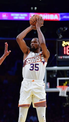 As the Suns were eliminated from the tournament, KD says he thinks the Lakers, who eliminated them, will win the whole thing. “It’s set up for them to win."