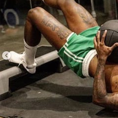 El teletrabajo del futbolista: cardio, musculación y prevención