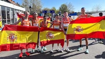 Medallas a pares en el Europeo para España