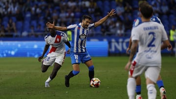 Balenziaga, en el partido de la primera vuelta ante el Rayo Majadahonda.